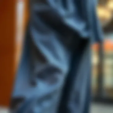 Fabric choices for wide leg woven pants