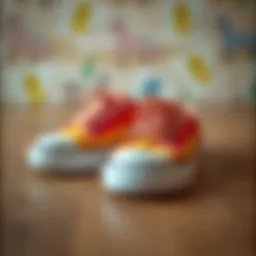 A pair of vibrant flat canvas shoes showcasing their stylish design.