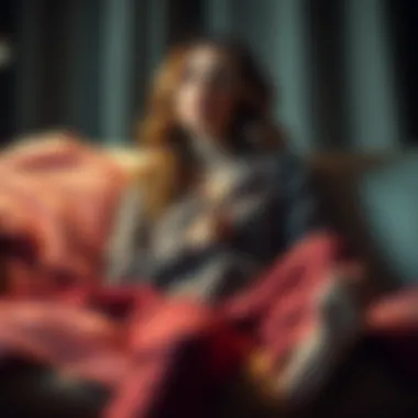 A stylish woman lounging in leopard pajamas