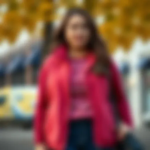 Casual Elegance with Plus Size Fleece Vests Elegant plus size fleece vest styled for a casual outing