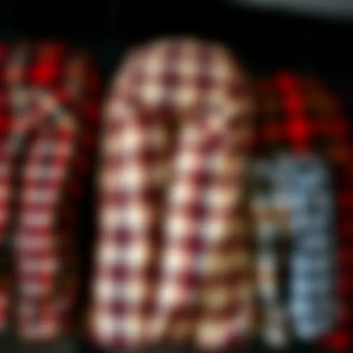 Diverse Plaid Patterns Collection Diverse range of plaid patterns in plus size options