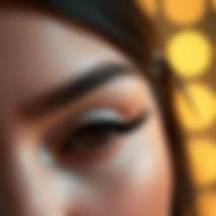 Infographic showing benefits and tips for using eyelid tape.