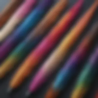 A Spectrum of Feather Hair Extension Clips Vibrant feather hair extension clips showcasing various colors and textures