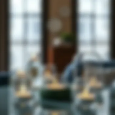 Versatile Styles of Floating Candle Holders Creative arrangement of various floating glass candle holders