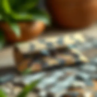 Sustainable materials showcased in foldable eyeglass case