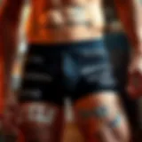 Humorous Quotations on Boxers Creative design of personalized boxers featuring humorous quotes