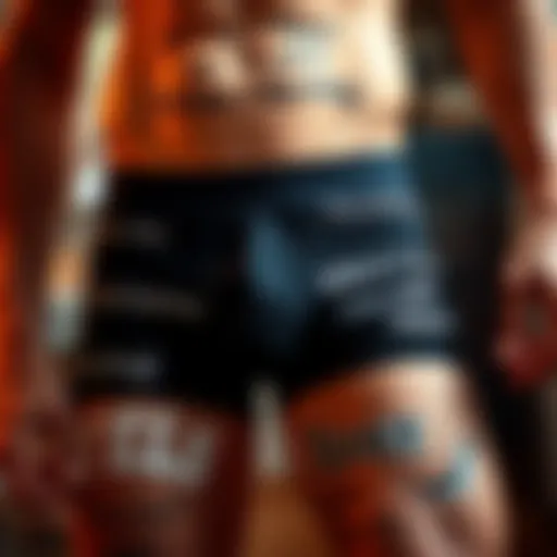 Humorous Quotations on Boxers Creative design of personalized boxers featuring humorous quotes