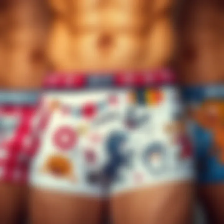 Variety of colorful and quirky boxer designs