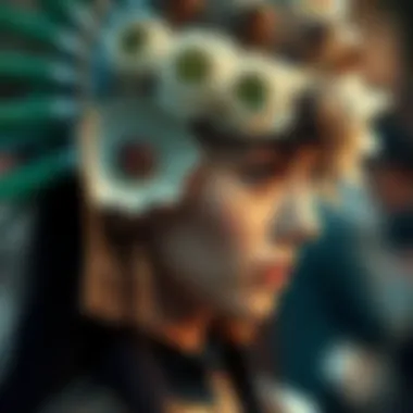 Sustainable goddess headpiece reflecting eco-conscious fashion trends