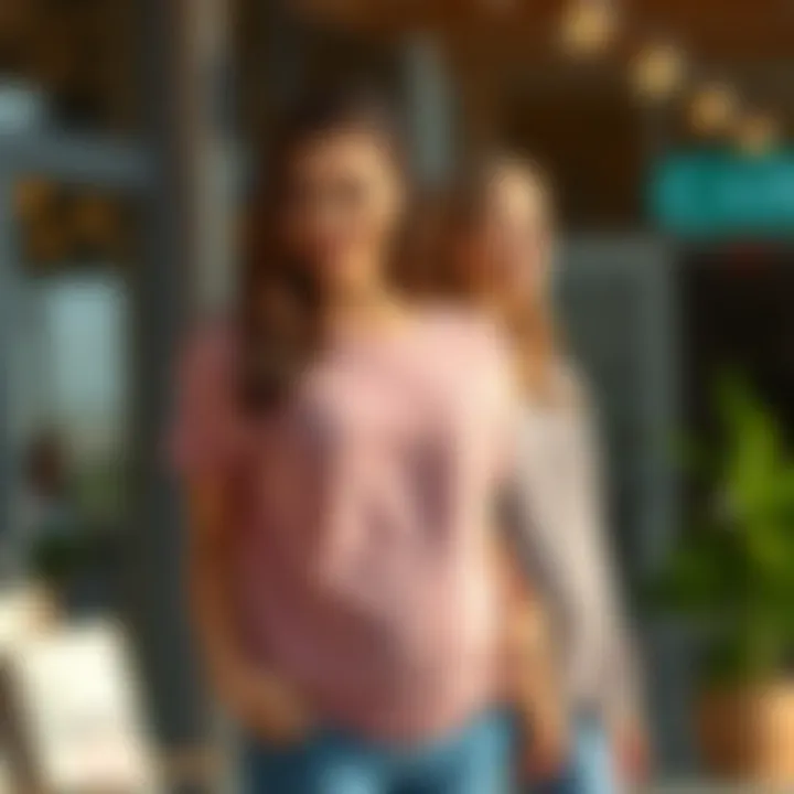 Comparison of nursing tops from different retailers