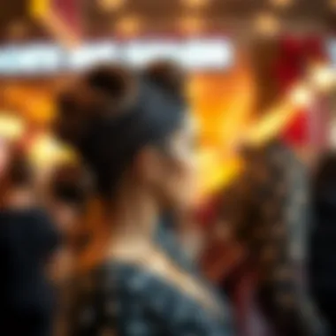 Trendy hairstyles achieved using hair curling headbands