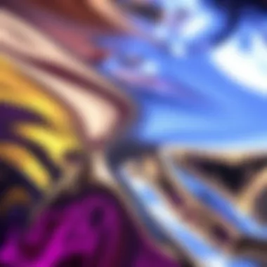 Close-up of the shiny material used in the rave top, highlighting its reflective quality