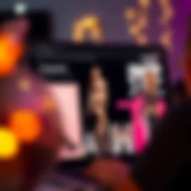 Interactive User Interface Interactive user interface of the Missguided website