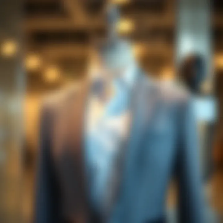 A stylish yet comfortable business outfit presented on a mannequin.