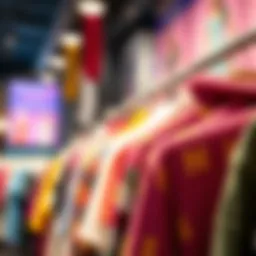 A collection of vibrant clothing samples displayed artfully.