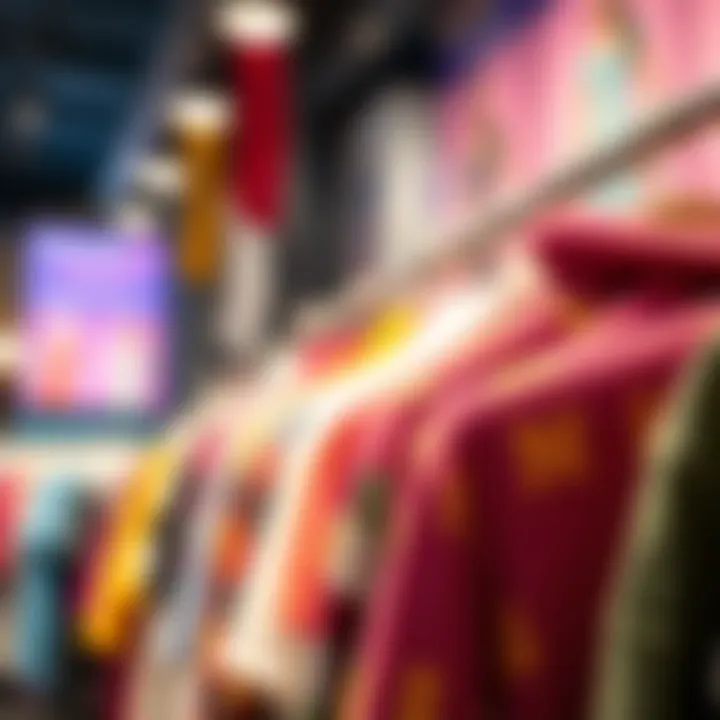 A collection of vibrant clothing samples displayed artfully.