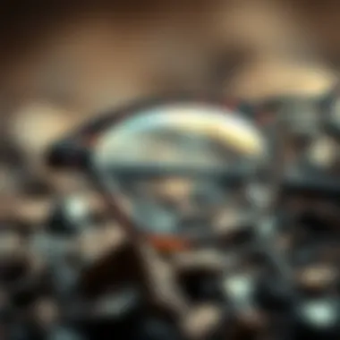 Close-up of eco-friendly eyewear materials