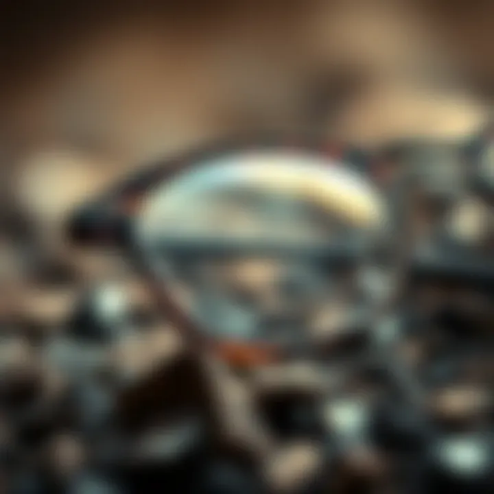 Close-up of eco-friendly eyewear materials