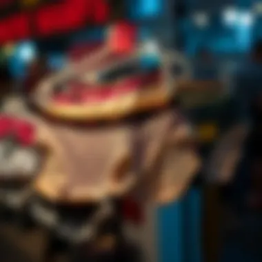 Group of personalized underwear displayed artistically