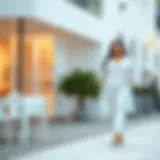 Elegant plus size all white outfit styled for a summer event