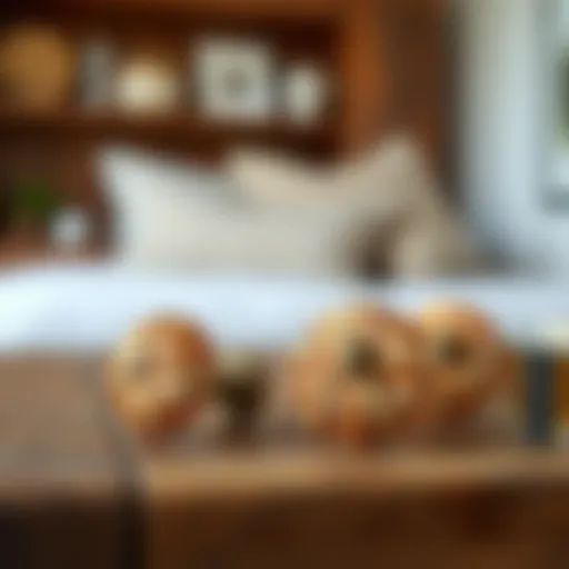 Elegant Rattan Drawer Knobs Elegant rattan drawer knobs displayed on a wooden surface