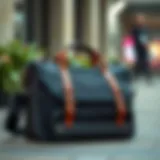 Aesthetics of the Rock Bros Bag Sleek and stylish design of the Rock Bros bag showcasing its aesthetic appeal