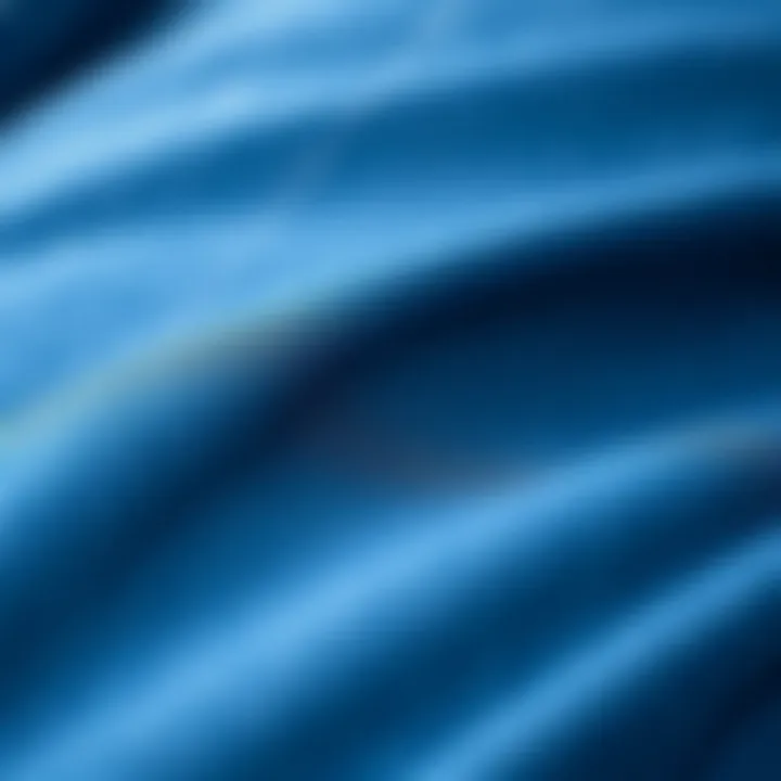 Premium Denim Texture Close-up of premium denim fabric showcasing texture and quality