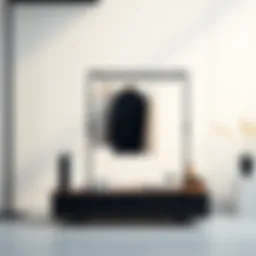 Elegant steamer stand with modern design