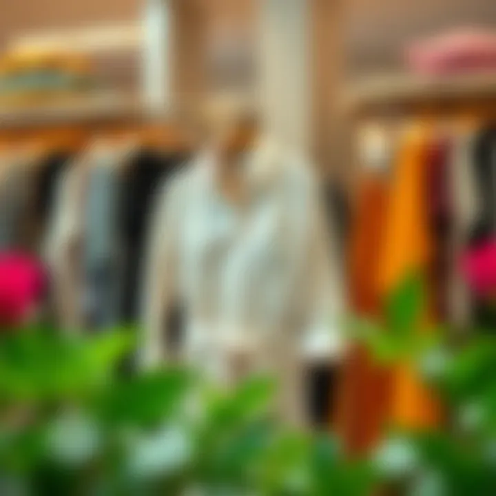 Sustainable fashion with steamer stand