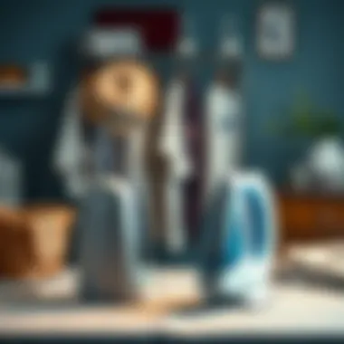 Comparison of steamer stand and traditional iron