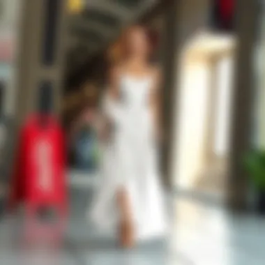 Footwear options paired with a stylish spaghetti strap dress