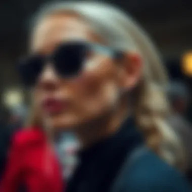 Stylish individual showcasing silver hoop cartilage earrings