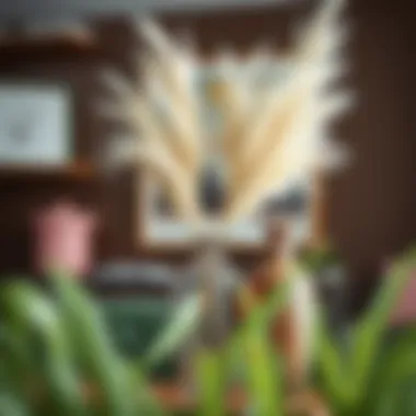 Stylish vases that enhance the beauty of pampas grass