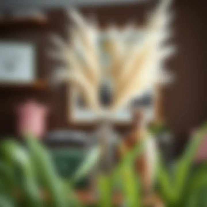 Stylish vases that enhance the beauty of pampas grass