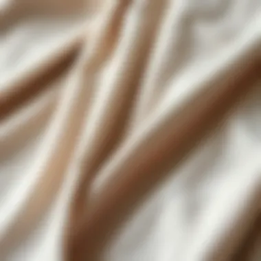 Close-up of eco-friendly fabric used in plus size tees