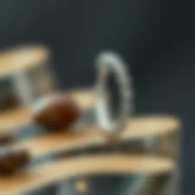 Sustainable materials used in crafting silver earrings