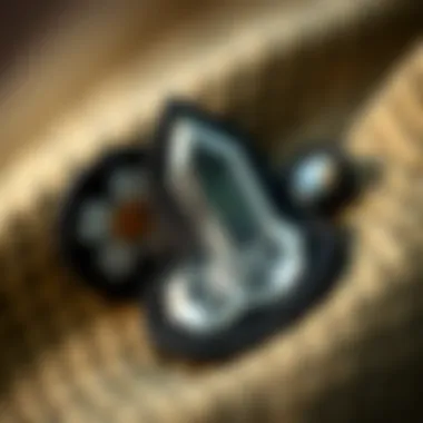 A visual guide to sustainable materials used in crafting crystal patches for eco-conscious fashion.