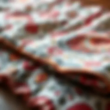Textural Delight: Patterns of Bohemian Napkins Close-up of intricate patterns and textures on bohemian napkins