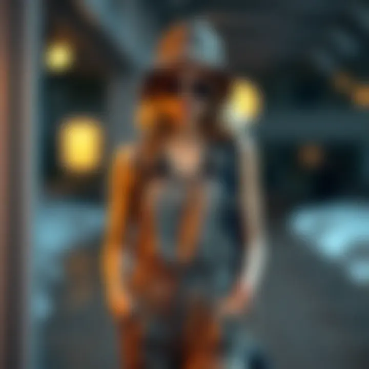 Stylish arrangement of accessories complementing leopard print overalls