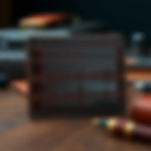 Luxurious Personalized Leather Card Holder Luxurious personalized leather card holder showcasing intricate designs