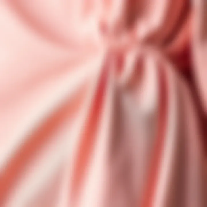 Blush Jumpsuit Fabric Texture Close-up of fabric texture of a blush jumpsuit