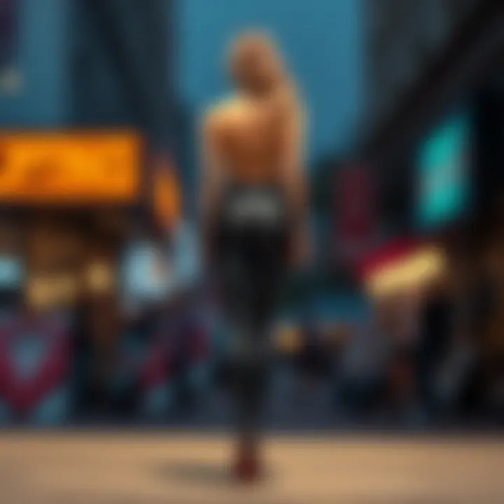 Illustration of market trends related to sexy back leggings