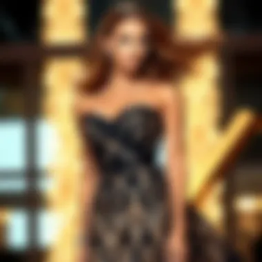 Chic Accessories for Black and Gold Cocktail Dress Accessories complementing a black and gold cocktail dress