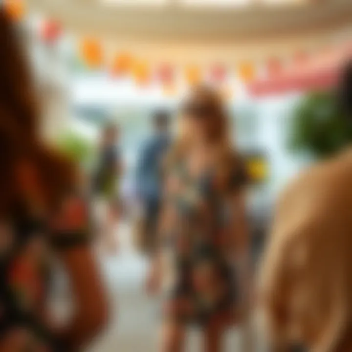 Versatile Occasions for Floral Dresses Casual setting illustrating the versatility of floral dresses for various occasions.