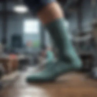 Sustainable materials used in sock production