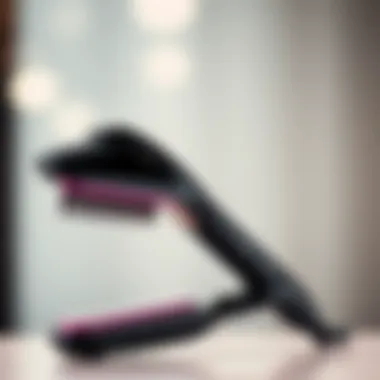 Flat iron showcasing high-tech features