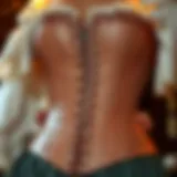 Historical depiction of a corset from the Renaissance period