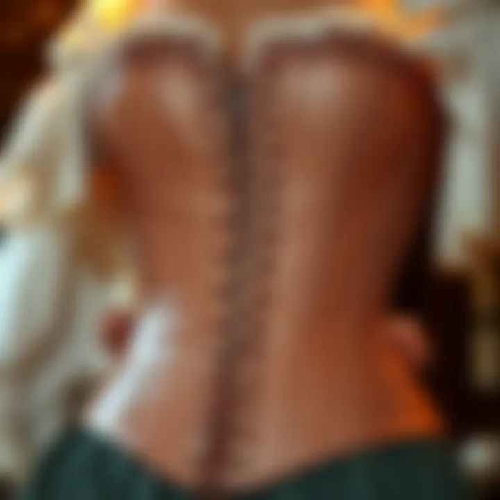 Historical depiction of a corset from the Renaissance period