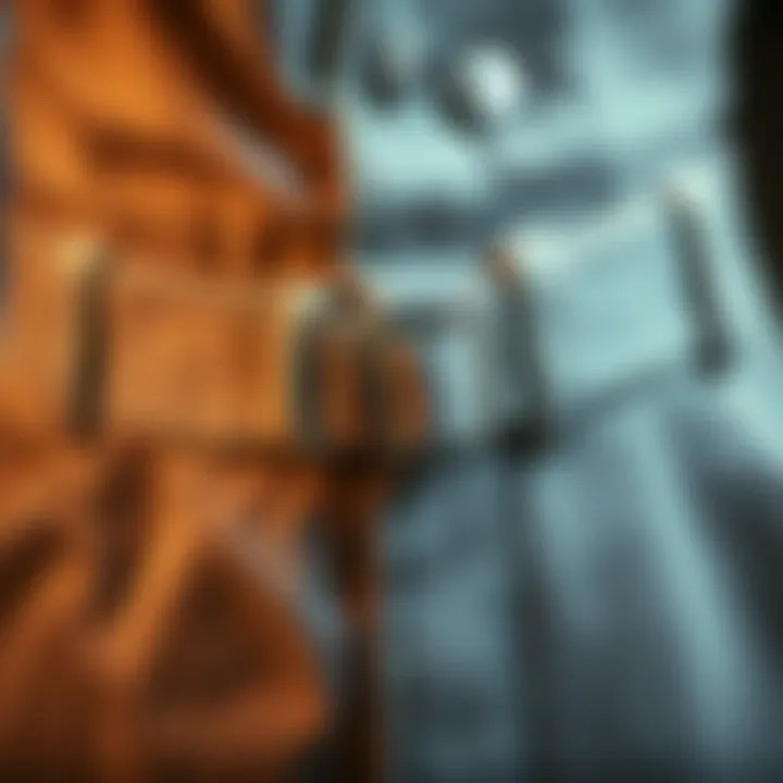 Historical pants clasp designs showcasing evolution