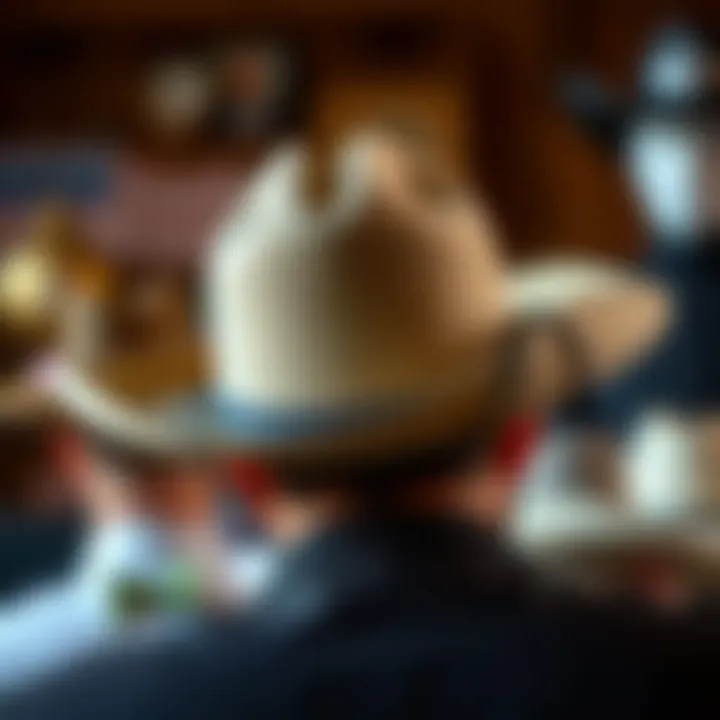 Diverse styles of cowboy hats for modern grooms
